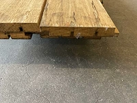 Eiken regels rhombus profiel 20x140 mm (4x) - afbeelding 6 van  6