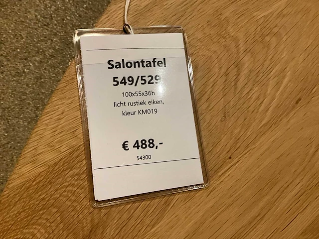 Eiken salontafel - afbeelding 6 van  6