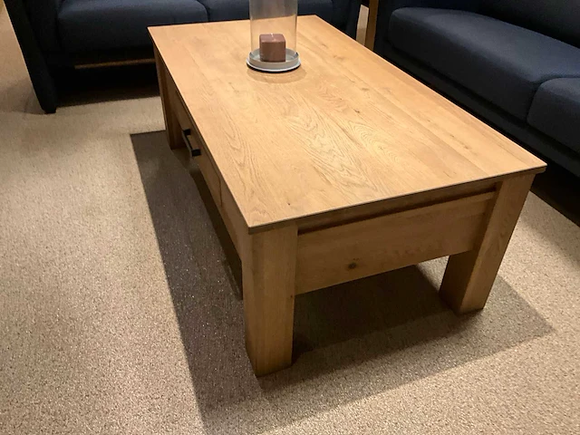 Eiken salontafel - afbeelding 4 van  8
