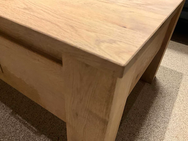 Eiken salontafel - afbeelding 6 van  8