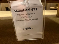 Eiken salontafel - afbeelding 8 van  8
