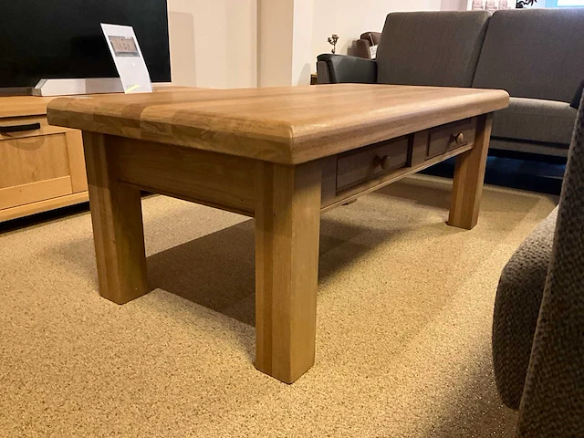 Eiken salontafel - afbeelding 2 van  7