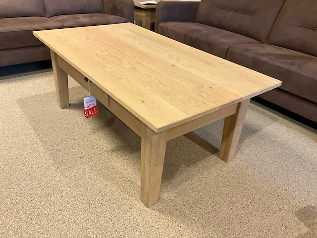 Eiken salontafel - afbeelding 5 van  7