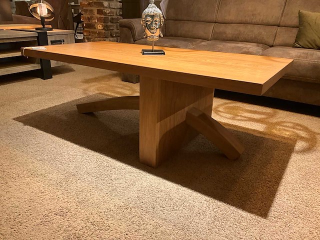 Eiken salontafel - afbeelding 1 van  6