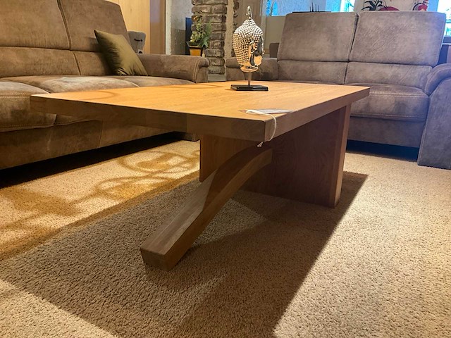 Eiken salontafel - afbeelding 5 van  6