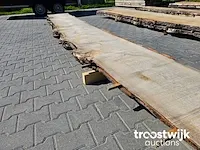 Eiken schaaldelen 2 stuks 540cm breedte 50-68cm dikte 4,8cm - afbeelding 5 van  5