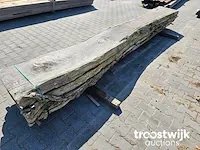 Eiken schaaldelen complete stam 405cm 8cm dik 4 stuks - afbeelding 2 van  5