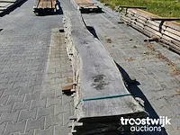 Eiken schaaldelen complete stam 405cm 8cm dik 4 stuks - afbeelding 5 van  5