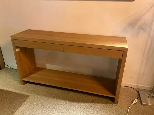Eiken sidetable - afbeelding 1 van  5