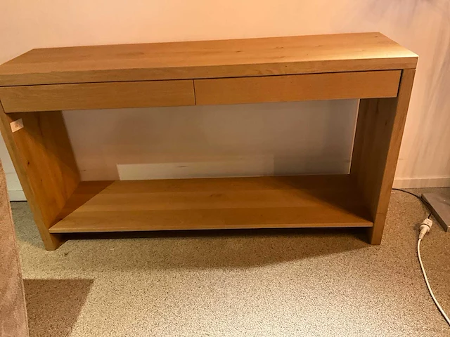 Eiken sidetable - afbeelding 2 van  5