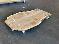 Eiken stamdelen 40x138 cm geschaafd (2x)