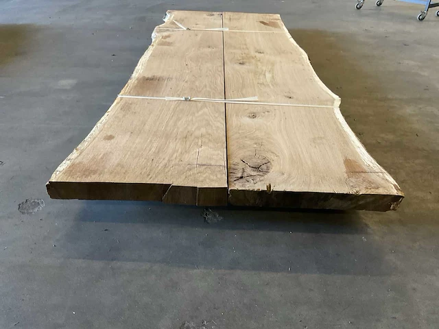 Eiken stamdelen 50x255 cm geschaafd (2x) - afbeelding 4 van  4