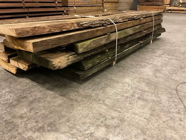 Eiken (stam)delen ca. 1,00 m³ - afbeelding 1 van  5