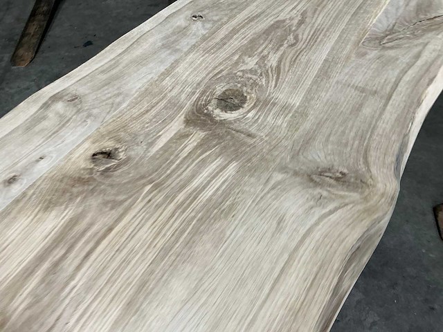 Eiken tafel (2,66x0,80 mtr) - afbeelding 2 van  13