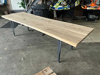 Eiken tafel - afbeelding 1 van  17