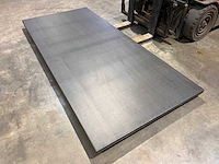 Eiken tafelblad 220 cm. - afbeelding 1 van  2