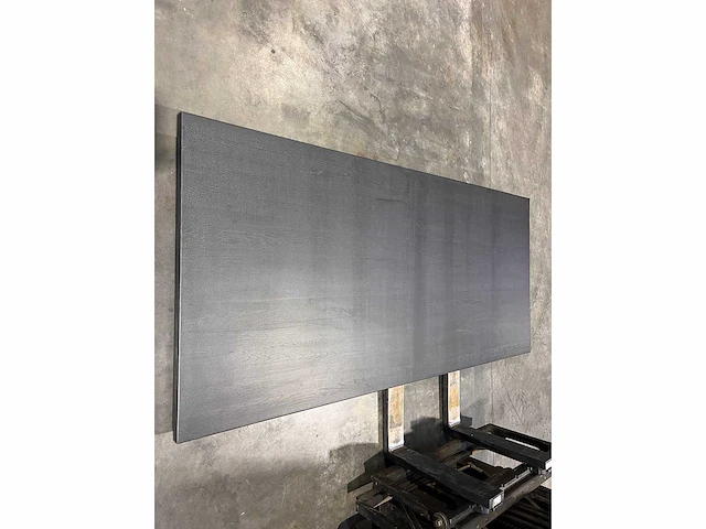 Eiken tafelblad 220 cm. - afbeelding 2 van  2