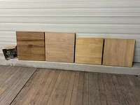 Eiken tafelblad (4x) - afbeelding 1 van  3