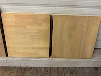Eiken tafelblad (4x) - afbeelding 2 van  3