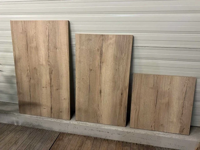 Eiken tafelblad (6x) - afbeelding 1 van  3
