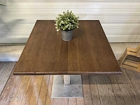 Eiken tafelblad ø 80 cm (16x) - afbeelding 2 van  4