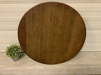 Eiken tafelblad ø 80 cm (4x) - afbeelding 1 van  4