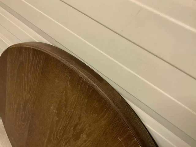 Eiken tafelblad ø 80 cm (4x) - afbeelding 3 van  4