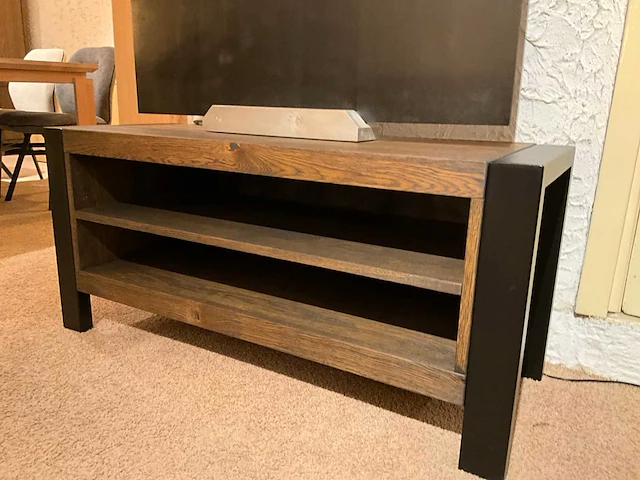 Eiken tv meubel - afbeelding 1 van  5