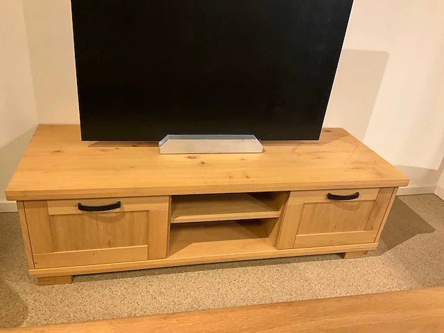 Eiken tv meubel - afbeelding 1 van  3