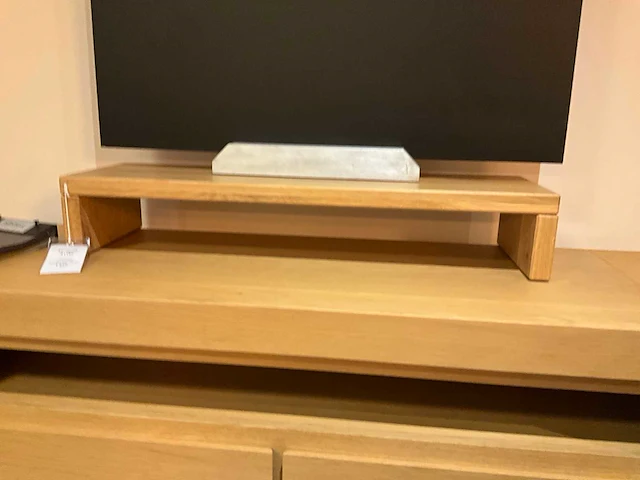 Eiken tv opzetstuk - afbeelding 1 van  3