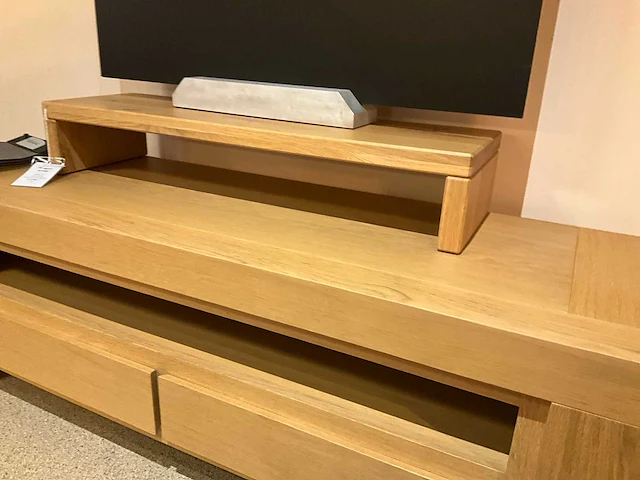 Eiken tv opzetstuk - afbeelding 2 van  3