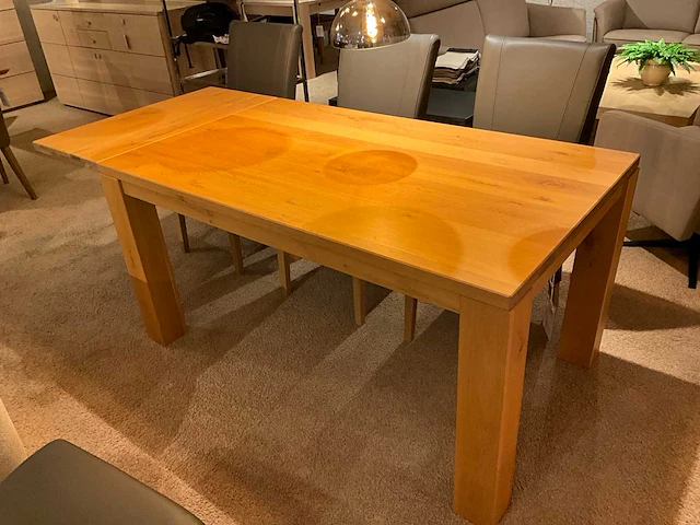 Eiken uitschuifbare eetkamertafel - afbeelding 3 van  5