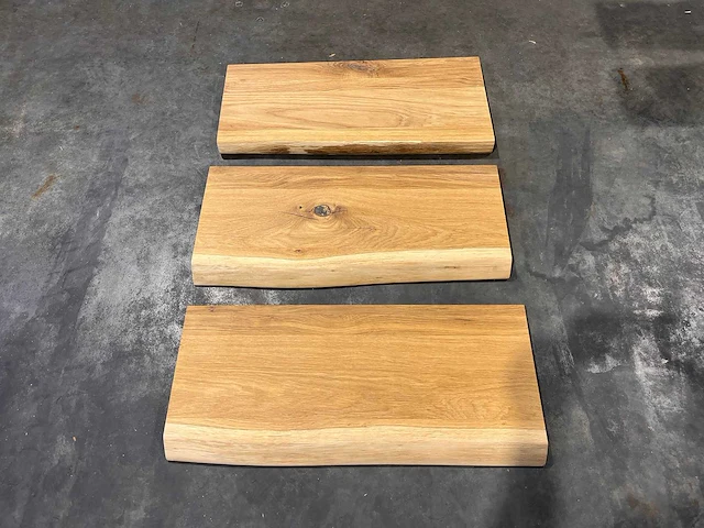 Eiken wand planken 60 cm. - afbeelding 2 van  5