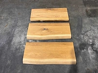 Eiken wand planken 60 cm. - afbeelding 2 van  5