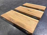 Eiken wand planken 60 cm. - afbeelding 4 van  5