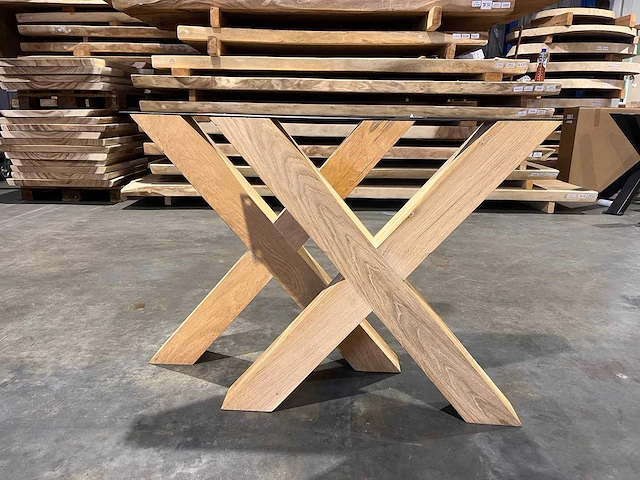 Eiken x onderstel (set) - afbeelding 1 van  3