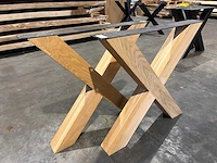 Eiken x onderstel (set) - afbeelding 2 van  3