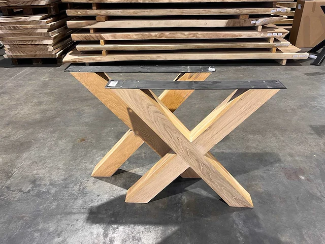 Eiken x onderstel (set) - afbeelding 3 van  3