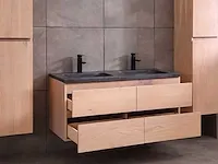 Eikenhout badkamermeubel 120cm - afbeelding 10 van  32