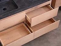 Eikenhout badkamermeubel 120cm - afbeelding 13 van  32