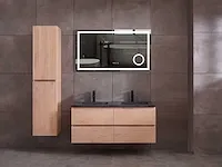 Eikenhout badkamermeubel 120cm - afbeelding 1 van  32