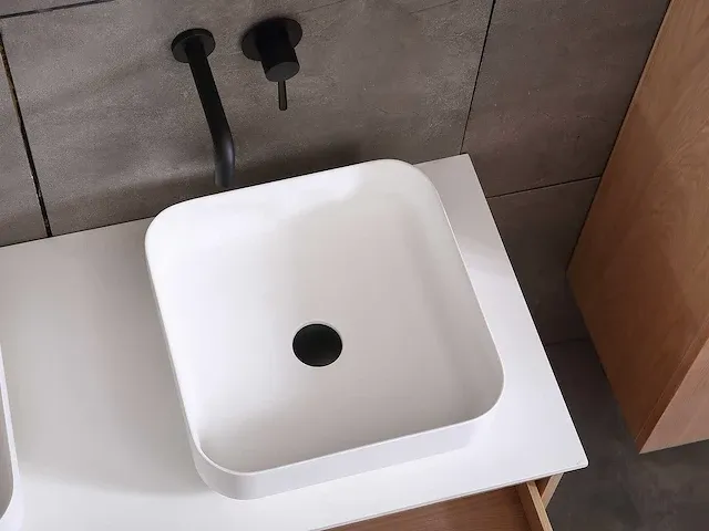 Eikenhout badkamermeubel 120cm - afbeelding 26 van  32