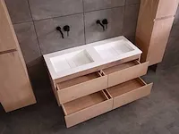Eikenhout badkamermeubel 120cm - afbeelding 2 van  32