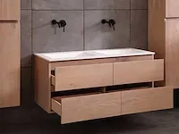 Eikenhout badkamermeubel 120cm - afbeelding 5 van  32