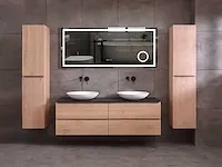 Eikenhout badkamermeubel 160cm (3 kleuren beschikbaar) - afbeelding 3 van  98