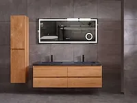 Eikenhout badkamermeubel 160cm (3 kleuren beschikbaar) - afbeelding 1 van  98