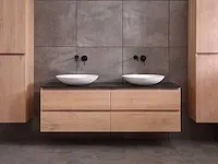 Eikenhout badkamermeubel 160cm (3 kleuren beschikbaar) - afbeelding 17 van  98