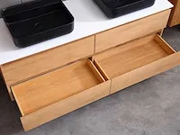 Eikenhout badkamermeubel 160cm (3 kleuren beschikbaar) - afbeelding 36 van  98