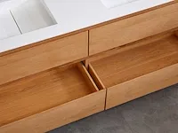 Eikenhout badkamermeubel 160cm (3 kleuren beschikbaar) - afbeelding 43 van  98