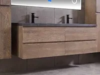 Eikenhout badkamermeubel 160cm (3 kleuren beschikbaar) - afbeelding 76 van  98